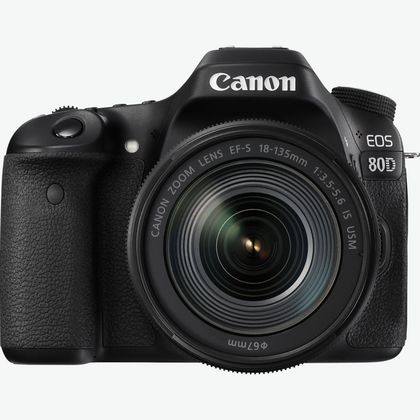 Bild von Canon EOS 80D + 18-135mm IS USM Objektiv