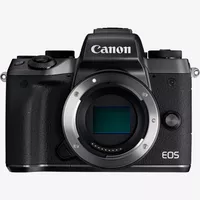 Canon EOS M5 Black body Product Front View