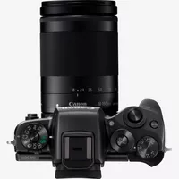Canon EOS M5 + EF-M 18-150mm f/3.5-6.3 IS STM Lens Product Top View