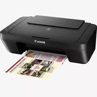 Canon PIXMA MG3050 - Noir Produit Vue avant inclinée, montrant le bac à papier déplié