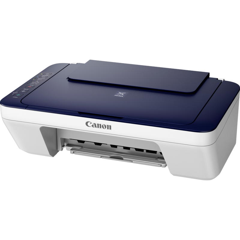 Canon PIXMA MG3053 - Blue/White Product Front Slant View