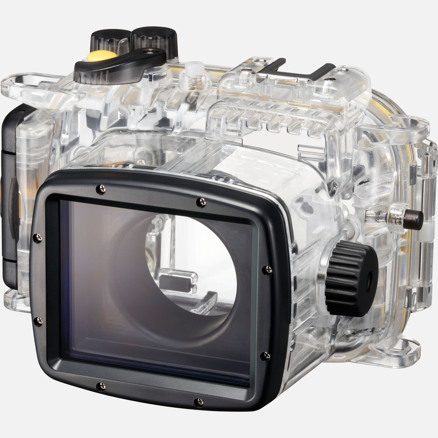 Perfekt zum Tauchen und Schnorcheln mit deiner kompatiblen PowerShot Kamera  mit diesem Unterwassergehuse kannst du mit der Kamera bis zu 40 Meter tief tauchen. Bei vollem Zugang zu den Kamerafunktionen ist dieses Unterwassergehuse aus robustem Polykarbonat ideal zum Schnorcheln und Tauchen mit der Kamera.  Vorteile      Fotografiere mit deiner PowerShot G7 X Mark II in Wassertiefen von bis zu 40 Metern.          Das Gehuse bietet einen Zubehrschuh fr passende Zubehrteile und ermglicht das volle Ausfahren des Zooms          Zugang zu allen Kamerafunktionen          Hergestellt aus transparentem Polykarbonat          Lieferumfang       WP-DC55 Unterwassergehuse            Kompatibilitt       PowerShot G7 X Mark II
