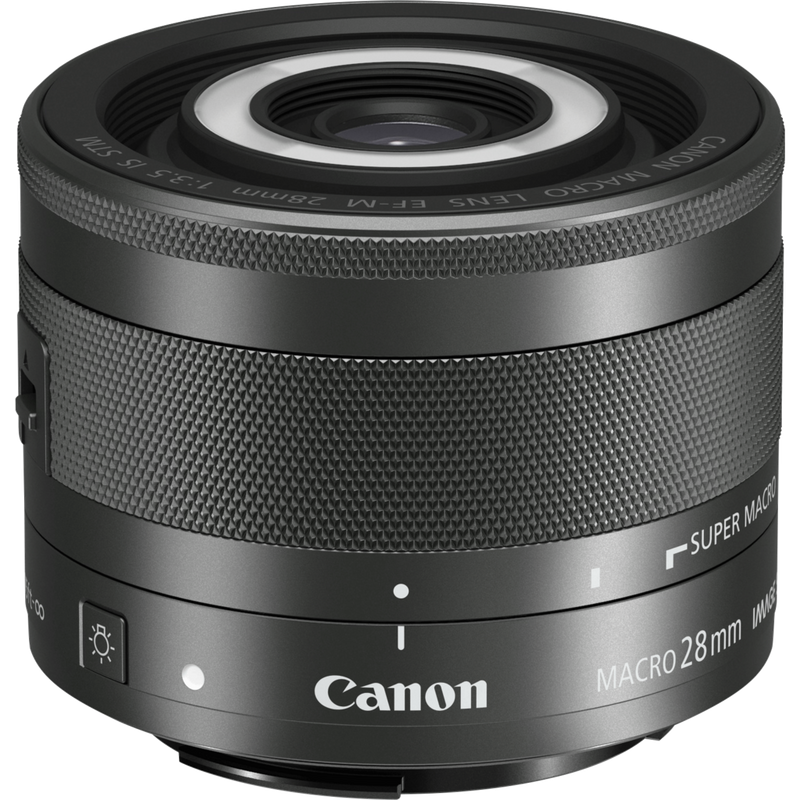 Objetivo Canon EF-M 28mm f/3,5 Macro IS STM Producto Vista superior