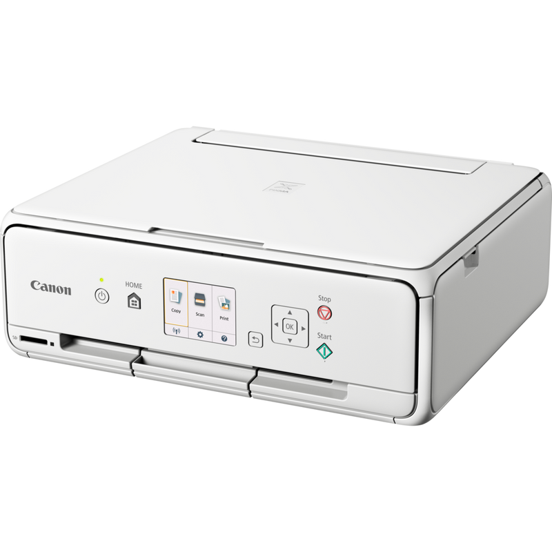 Canon PIXMA TS5051 - White Produkt Vy snett framifrån
