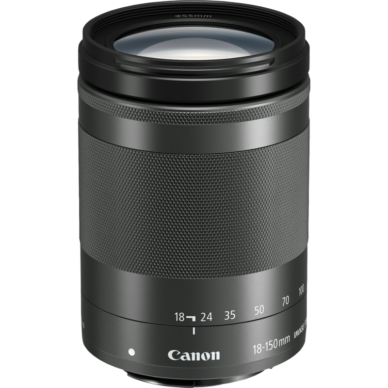 Objectif Canon EF-M 18-150mm f/3.5-6.3 IS STM - Graphite Produits Vue de dessus