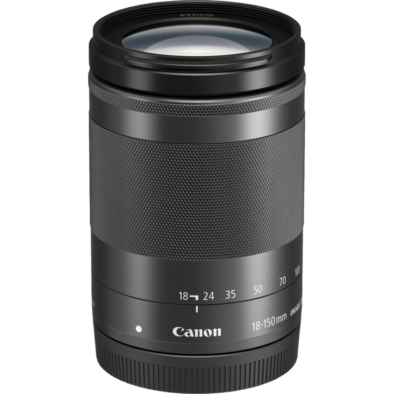Objectif Canon EF-M 18-150mm f/3.5-6.3 IS STM - Graphite Produits Vue de dessus