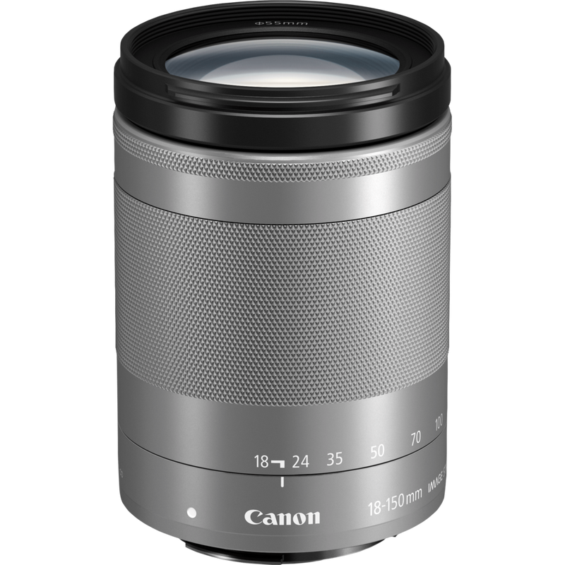 Obiektyw Canon EF-M 18-150mm f/3.5-6.3 IS STM – srebrny Produkt Widok z góry