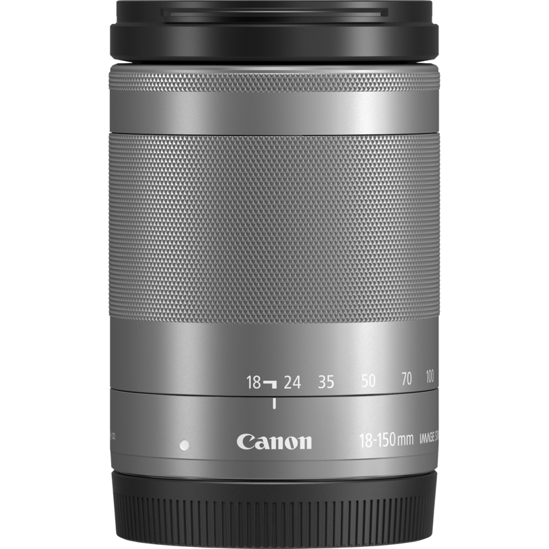 Obiektyw Canon EF-M 18-150mm f/3.5-6.3 IS STM – srebrny Produkt Widok z przodu