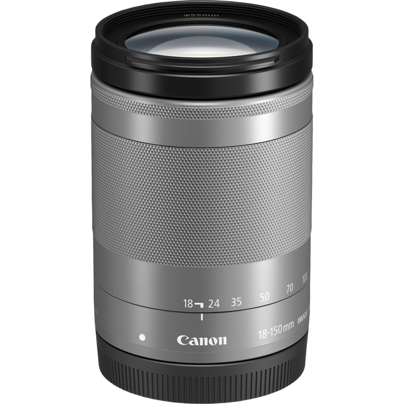Obiektyw Canon EF-M 18-150mm f/3.5-6.3 IS STM – srebrny Produkt Widok z góry
