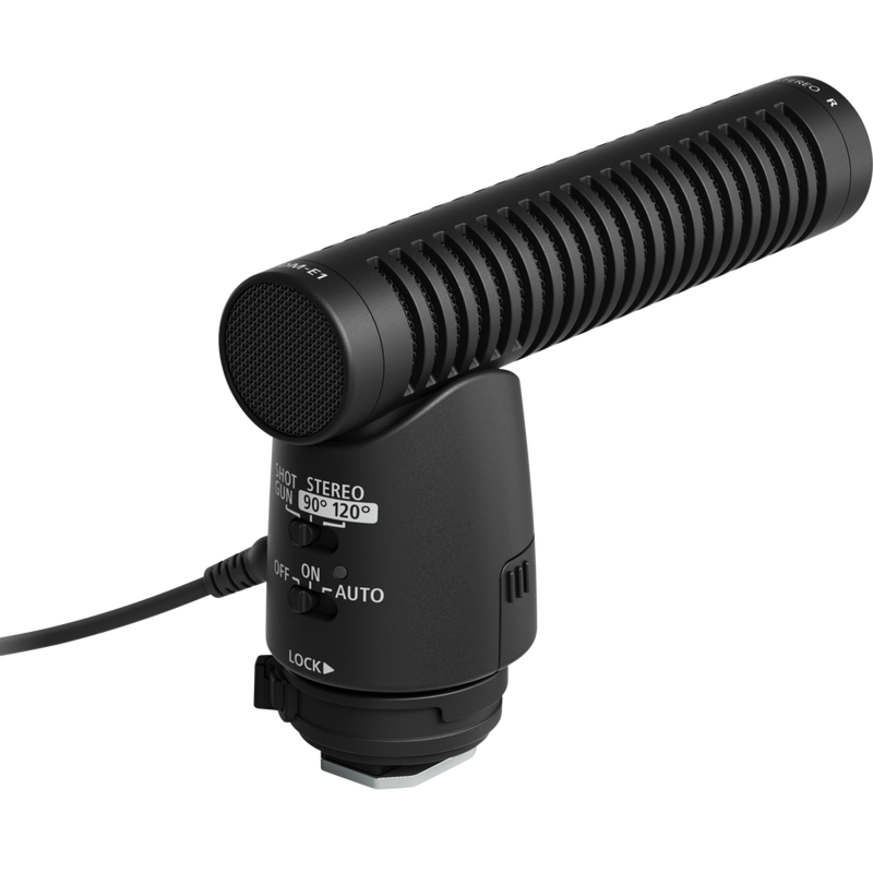 Canon DM-E1 Stereo-Richtmikrofon Produkt Rückansicht