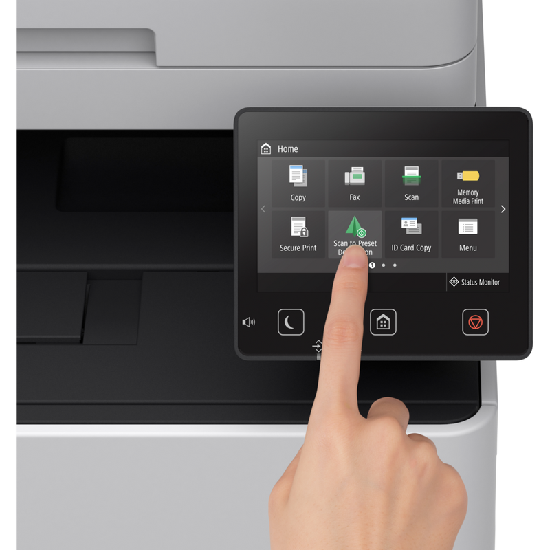 Canon i-SENSYS MF734Cdw Product Using the Touchscreen
