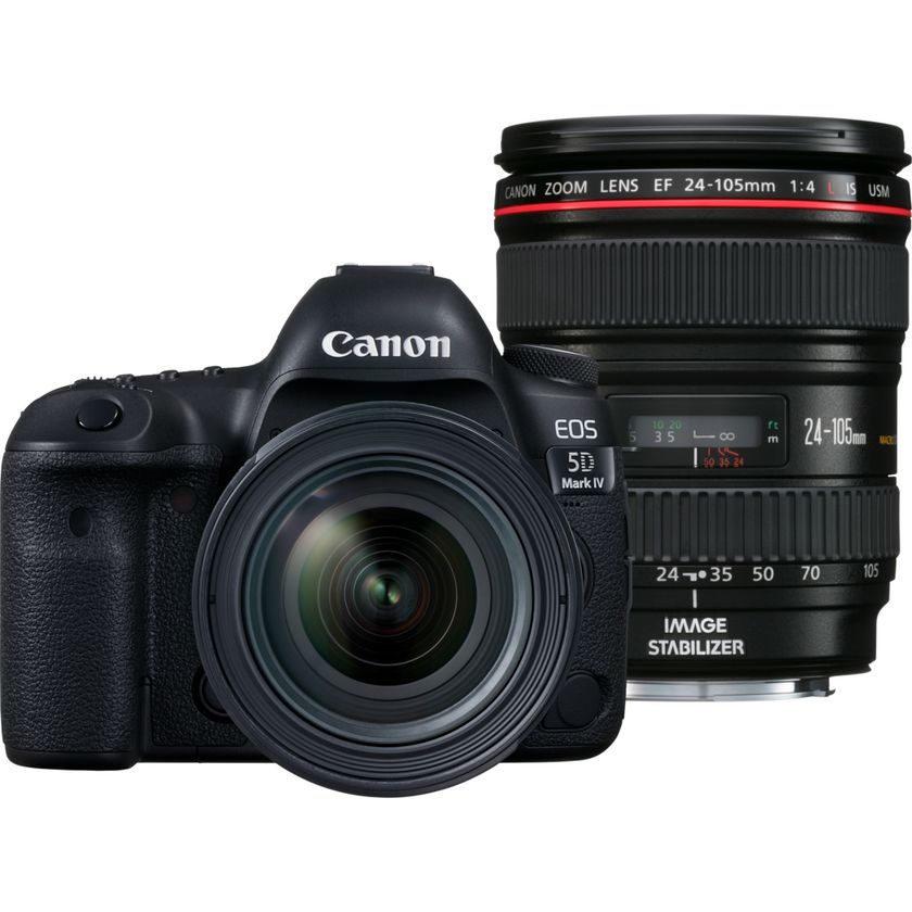 Buy Canon EOS 5D Mark IV + EF 24-105mm IS USM Lens in Wi-Fi Buy Canon EOS 5D Mark IV + EF 24-105mm IS USM Lens in Wi-Fi