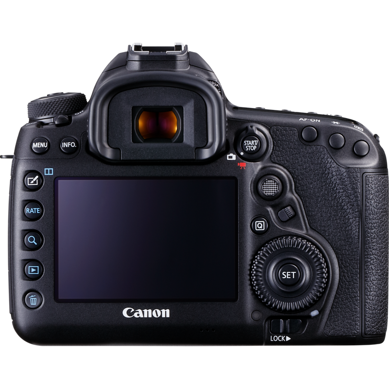 Canon EOS 5D Mark IV + EF 24-105mm IS USM Lens Product Back View