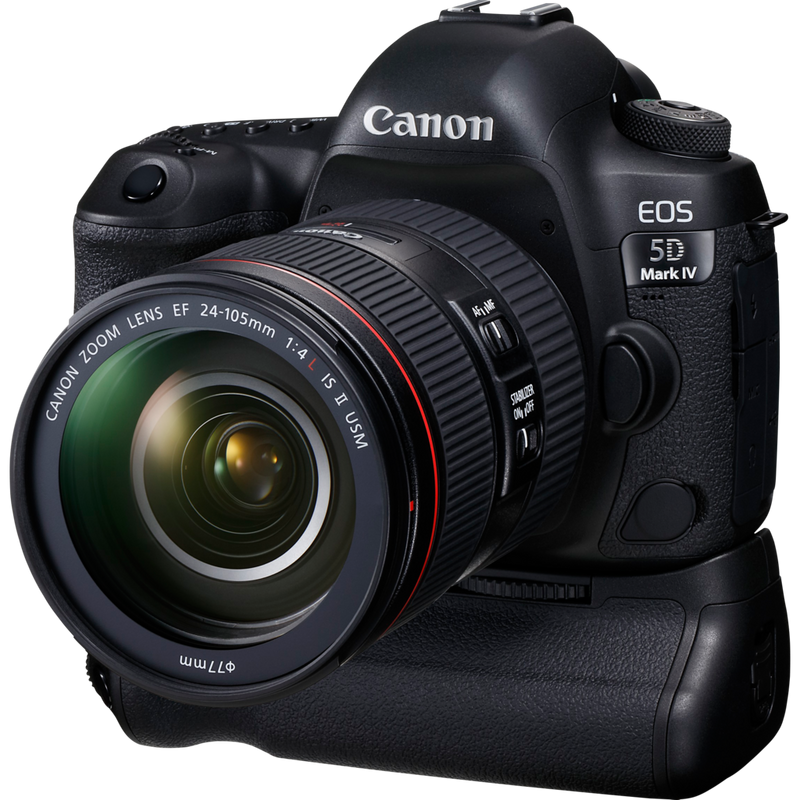 Canon BG-E20 batterihandgrepp Produkt vy från höger av kamera