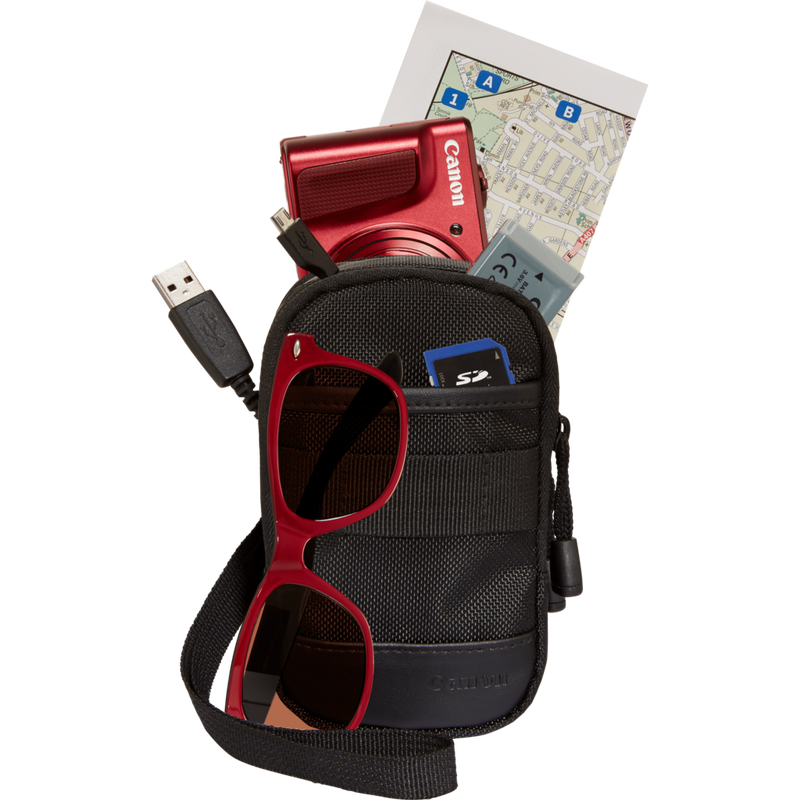 Étui de voyage pour appareil photo Canon DCC-2400 Produits Vue avant avec seulement l'étui visible