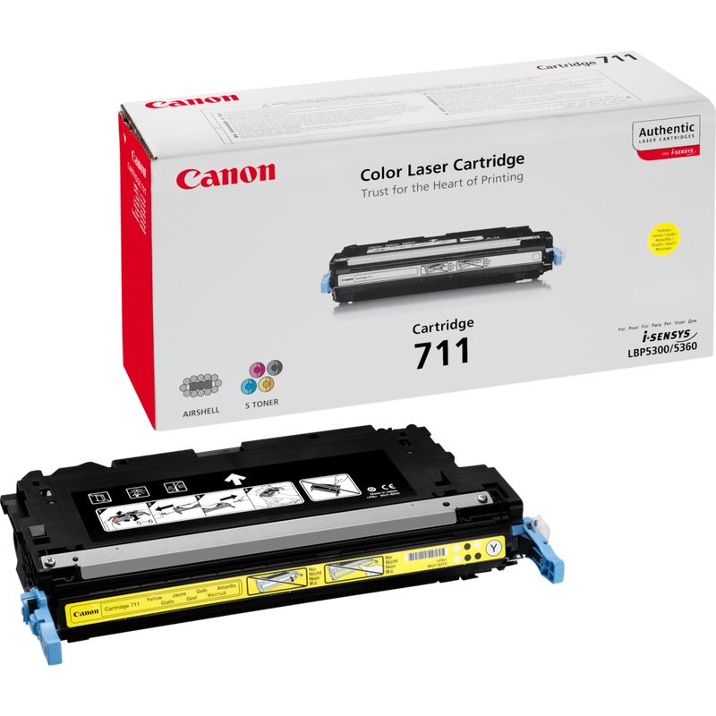 Canon 711Y Yellow Toner Cartridge