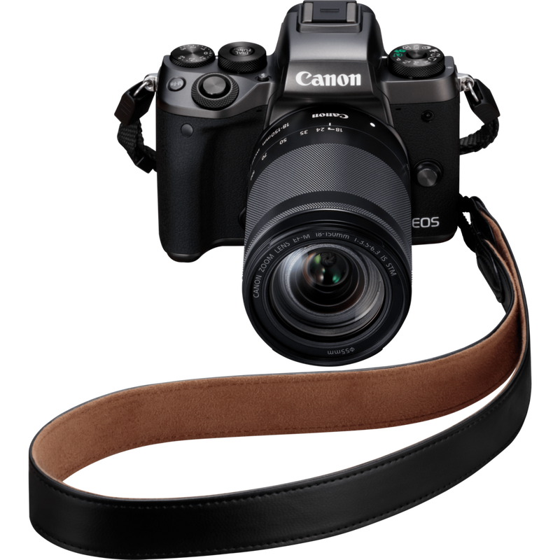 Canon EM-E2 Neck Strap, Black Product with camera