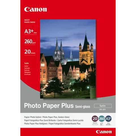 Canon SG-201 Semi-Gloss Photo Paper Plus A3 Plus - 20 Sheets