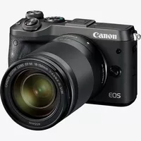Canon EOS M6 + EF-M 18-150mm IS STM Lens- Black Product Diagonal View