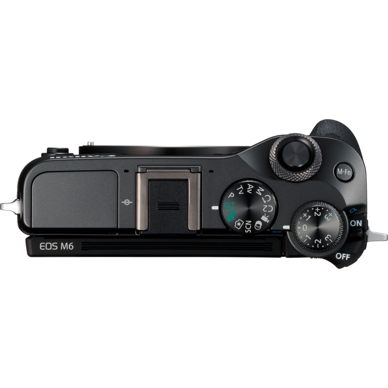 Canon EOS M6 Body - Black Product Top View