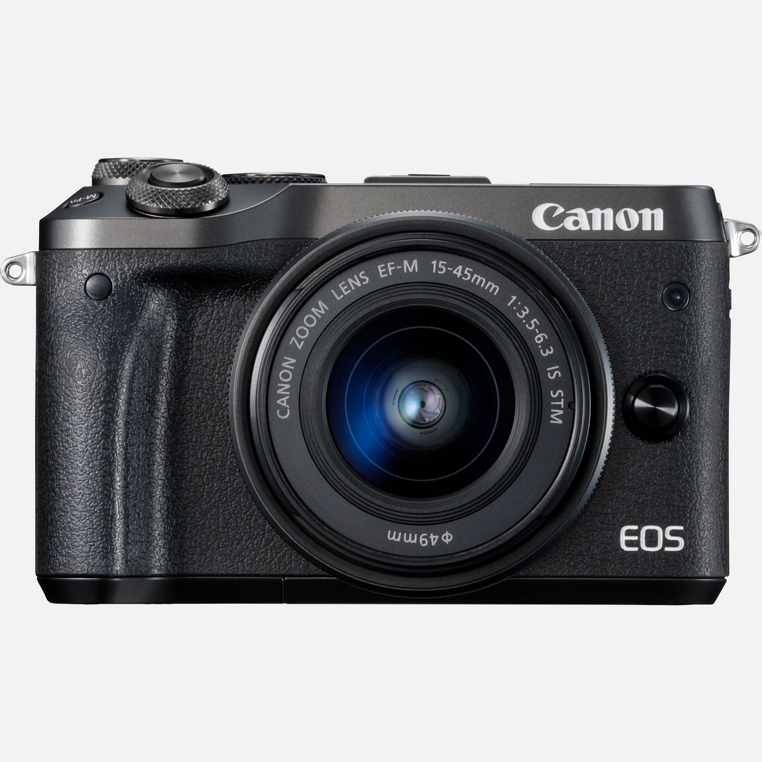 Canon EOS M6 + EF-M 15-45mm IS STM Objektiv Schwarz in Abgesetzt 