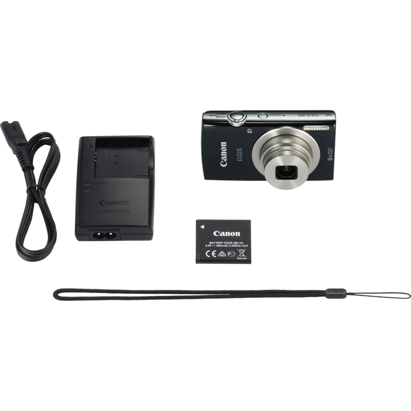 Canon IXUS 185 - Black Product what's in the box