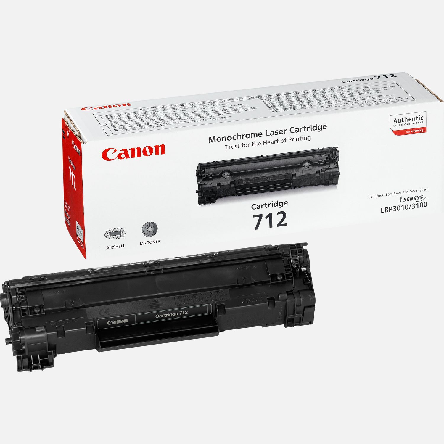 Cartouche de toner noir Canon 712