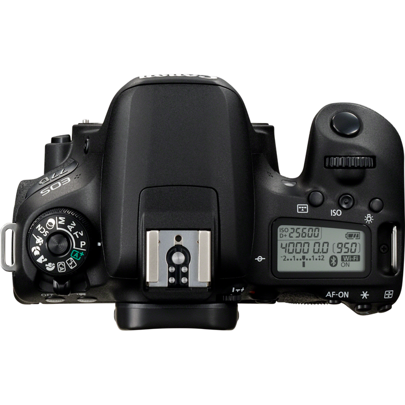 Canon EOS 77D Body Product Top View