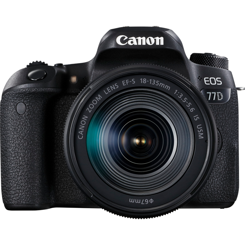 Canon EOS 77D + 18-135mm IS USM Lens