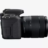 Canon EOS 77D + 18-135mm IS USM Lens Product Left View