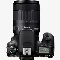 Canon EOS 77D + 18-135mm IS USM Lens Product Top View