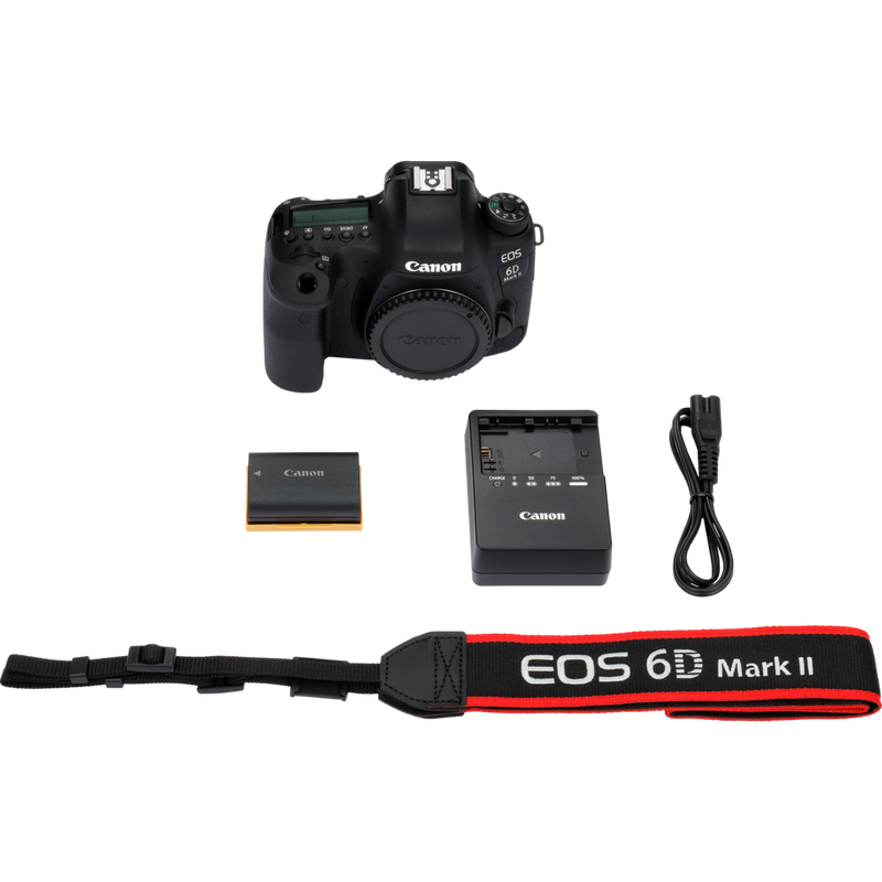 Canon EOS 6D Mark II Body Product What's In The Box
