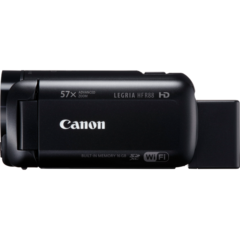 Canon LEGRIA HF R88 Black Product Left Side View