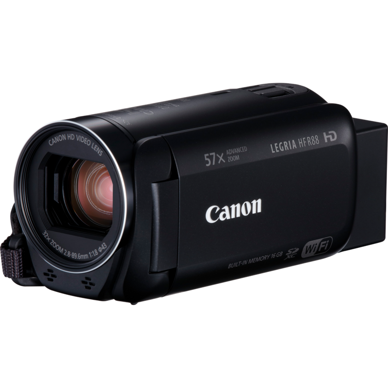 Canon LEGRIA HF R88 Black Product Front Left View