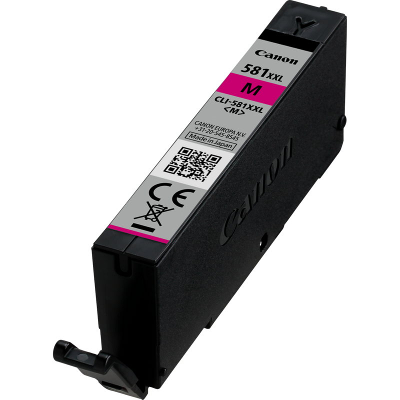 Canon CLI-581XXL BK/C/M/Y High Yield Ink Cartridge Multi Pack Product magenta cartridge front view