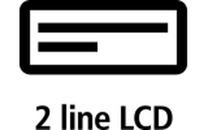 2-line LCD