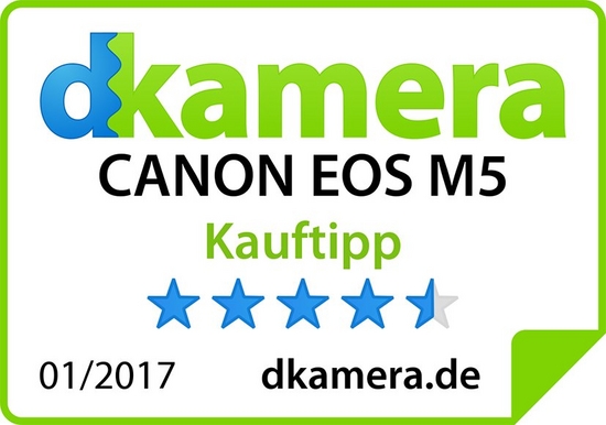 201701 Canon EOS M5 Dkamera Kauftipp