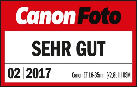 201702 Canon EF16 35 2K8L III USM CanonFoto Sehr Gut