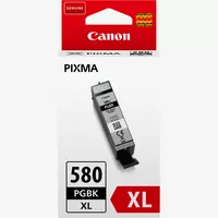 Cartucho de tinta de pigmento negra de alto rendimiento Canon PGI-580XL Producto Vista frontal