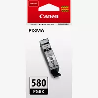 Canon PGI-580BK Pigment Black Ink Cartridge Product Front View
