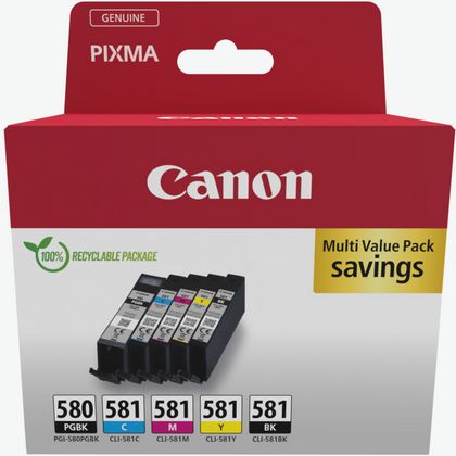 Canon CLI-581 BK/C/M/Y Ink Cartridge Multi Pack — Canon UK Store
