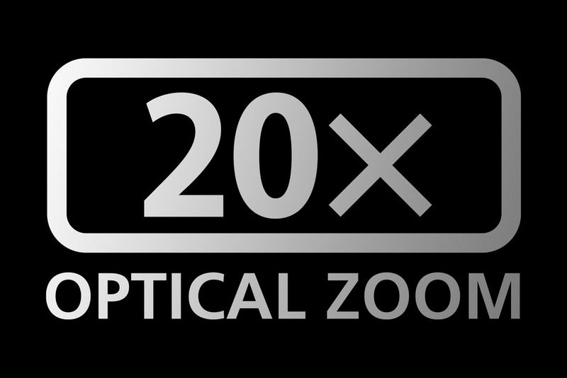 20x optical zoom