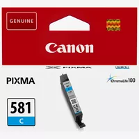 Canon CLI-581C Cyan Ink Cartridge Product Front View