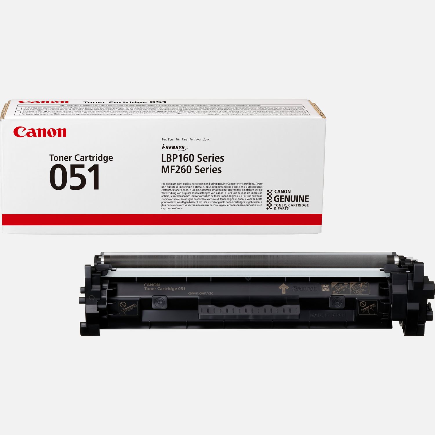 Cartouche de toner Canon 051, noir