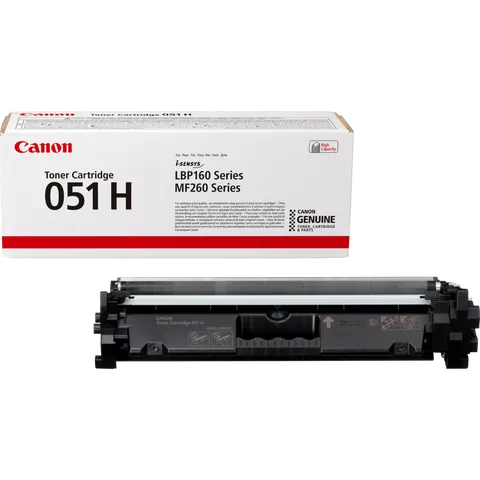 Canon 051H High Yield Toner Cartridge, Black