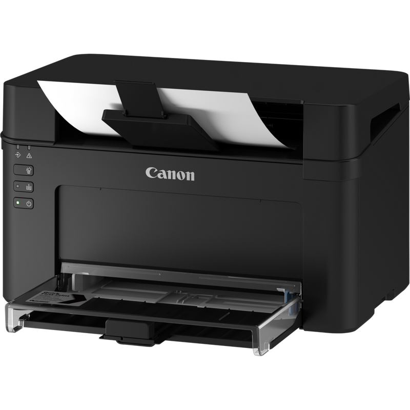 Imprimante laser monochrome Canon i-SENSYS LBP112 Produits Vue de droite avec du papier