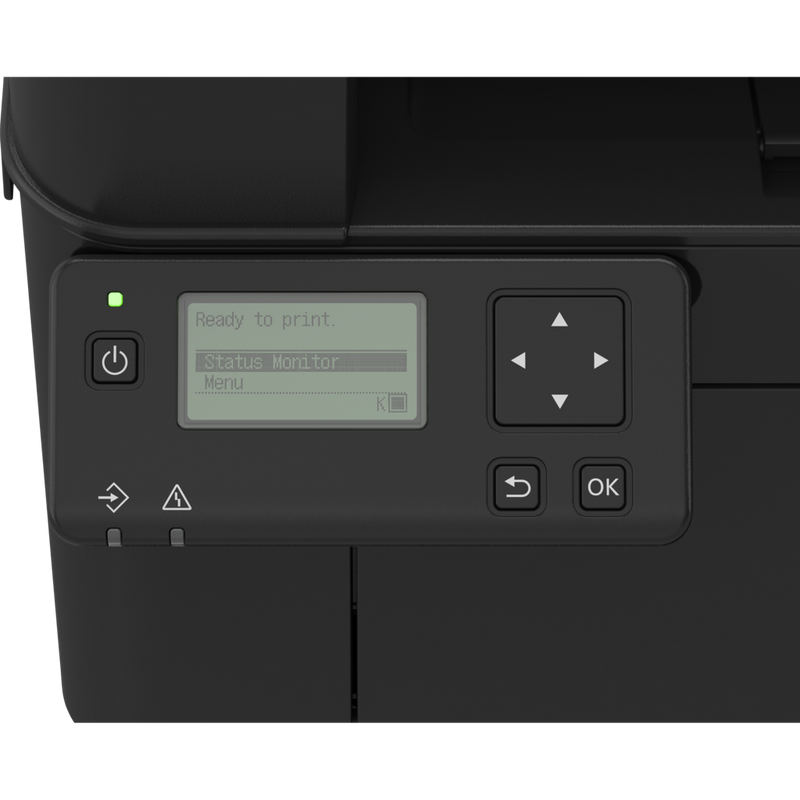 Canon i-SENSYS LBP113w Mono Laser Printer Product Close-up of LCD Screen