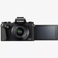 Canon PowerShot G1 X Mark III Product Front view with open screen