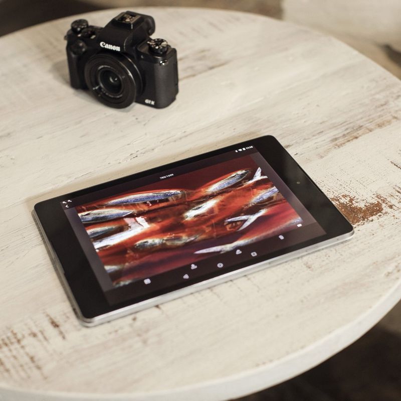 Canon PowerShot G1 X Mark III appareil photo sur une table en bois