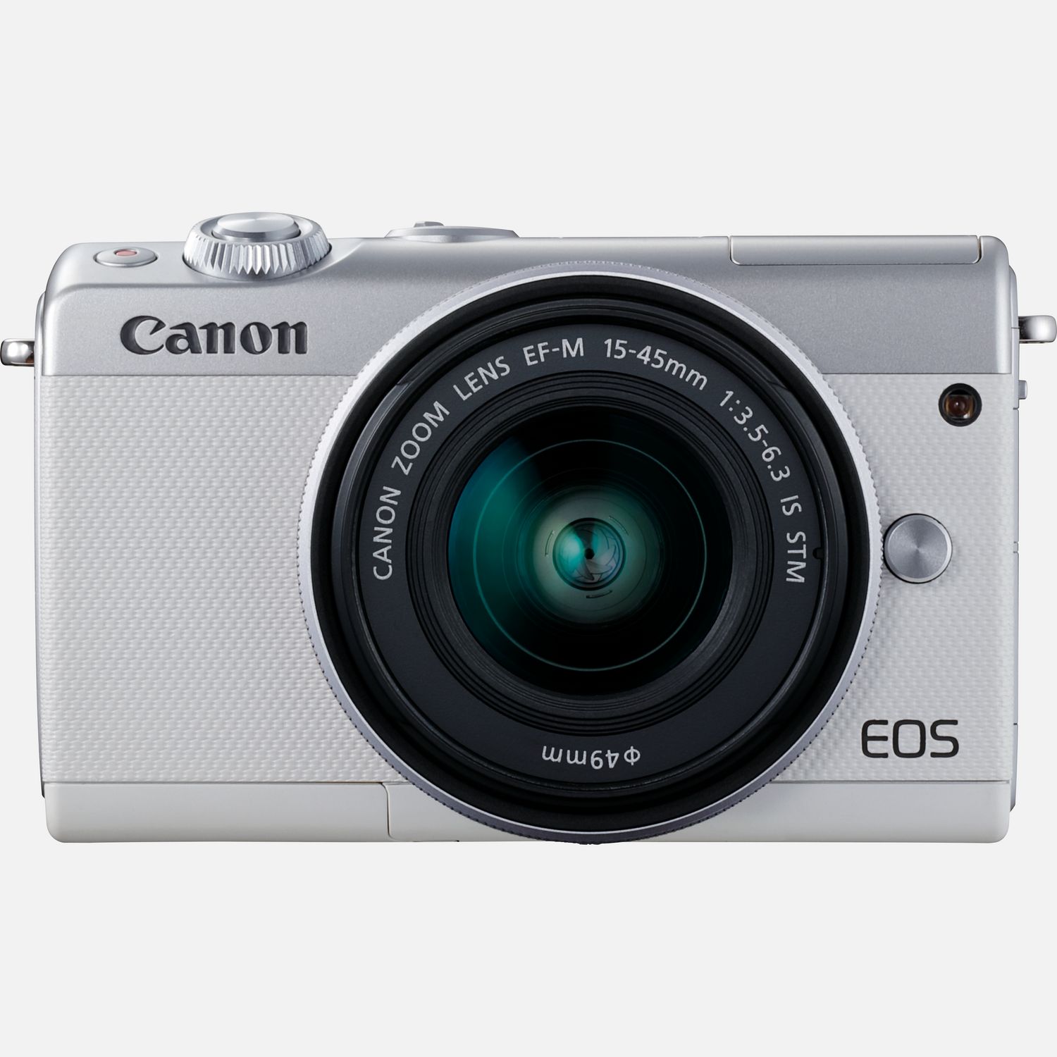 Canon Eos M100 Bianco + Obiettivo Ef-m 15-45mm F3.5-6.3 Argento